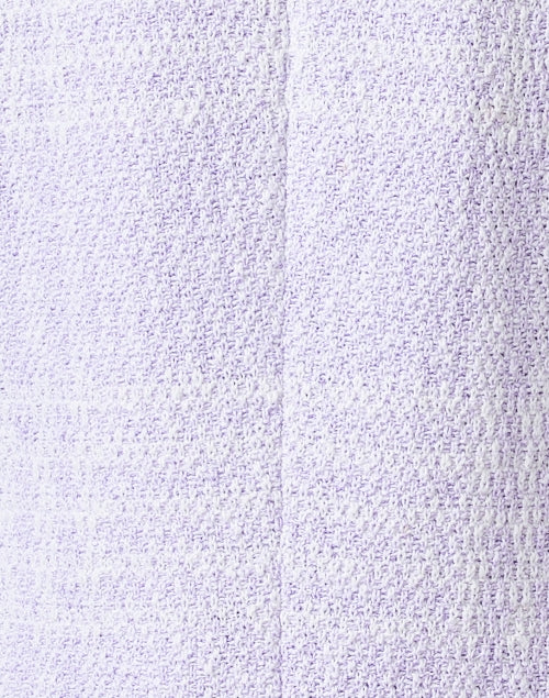 Olbia Crocheted Lilac and White Plaid Women's Fashion Jacket