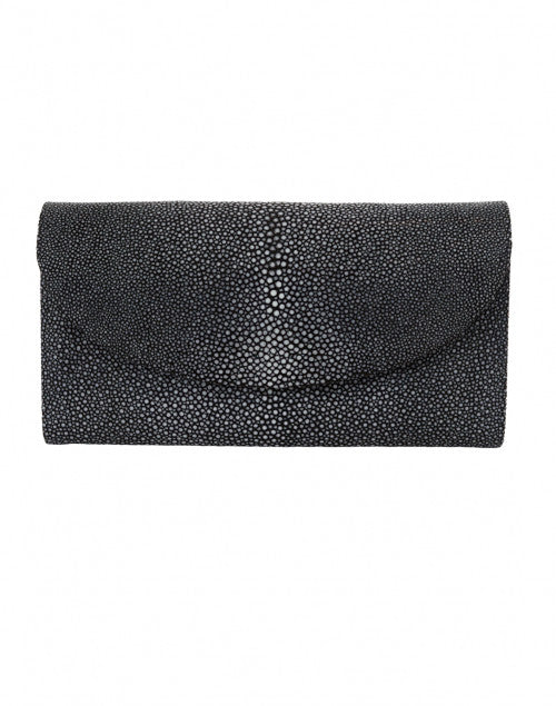 Baby-sized Grande Style Black Stingray Handheld Clutch Purse