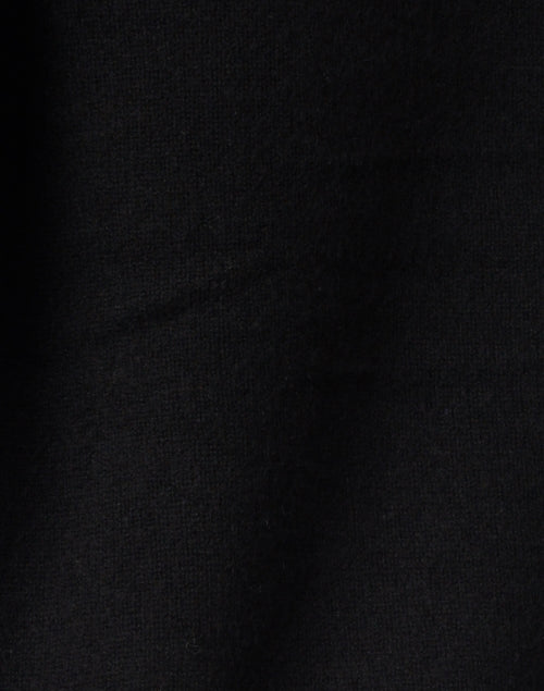Classic Black Luxury Cashmere Trapeze-Style Essential Cardigan