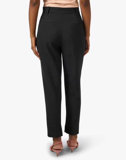 St. John Dark Heather Gray Ponte Women's Dress Pants