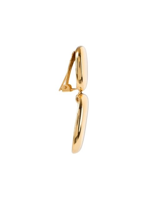 Exquisite Gold Plated Clip-on Drop Earrings for Timeless Style