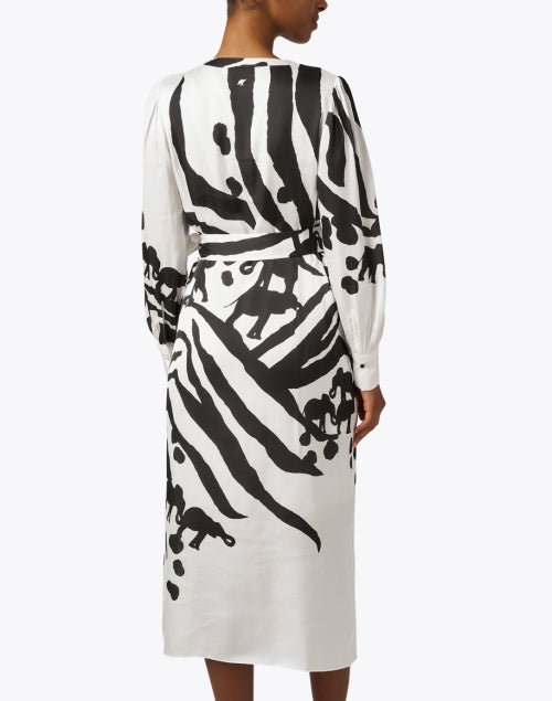 Marc Cain Bele Women's Animal Print Mid-Length Shirt Style Dress