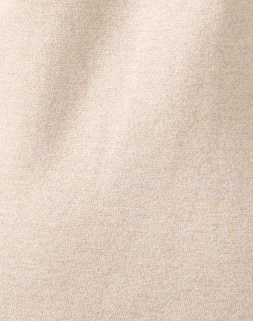 Stylish Milan Cream Cotton - Cashmere Double - Breasted Coat
