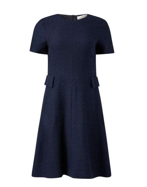 Stylish Jane's Solange Navy Tweed Mini Dress for Timeless Fashion