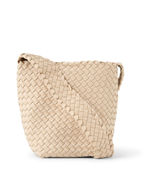 Stylish Laguna Beige Handmade Crossbody Bag for All-Day Comfort