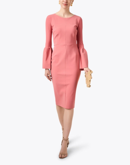 Chiara Boni La Petite Robe Petera Elegant Peach Stretch - Jersey Women's Dress