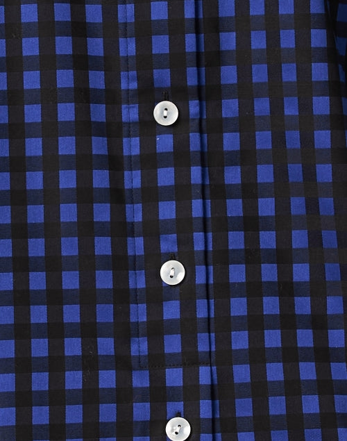 Stylish Aileen Blue and Black Striped Cotton Women's Top