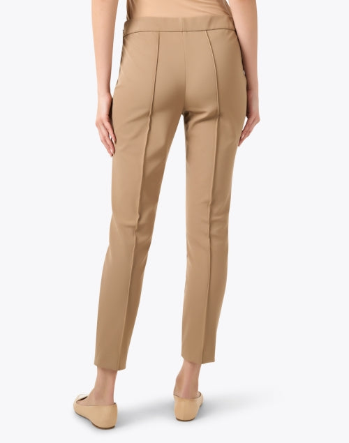Lafayette 148 New York's Stylish Gramercy Camel-colored Stretch Pintuck Dress Pants