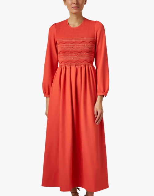 Lea Elegant Red Maxi Dress by Loretta Caponi