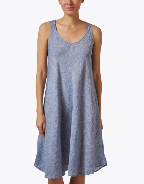 Casual Bree Blue Women's Linen Summer Dress