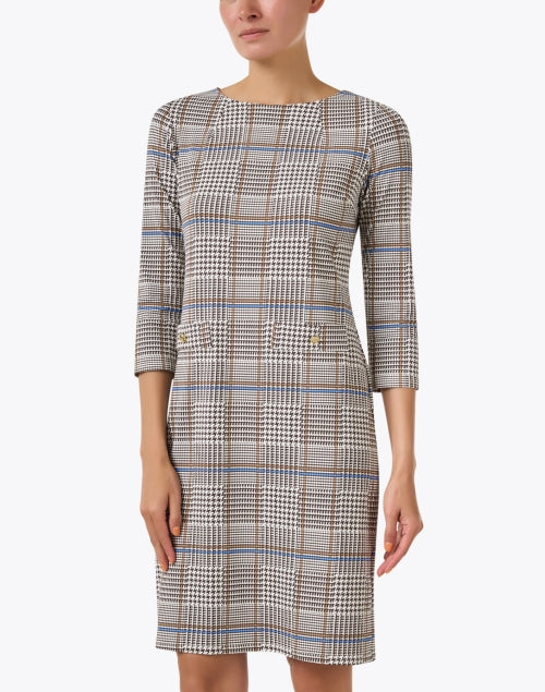 Stylish Jude Connally Sabine Plaid Print Women's Mini Dress