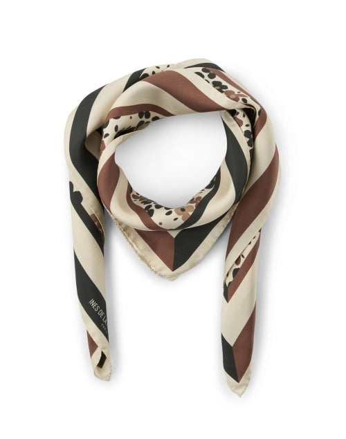 Lewis Brown Exquisite Multi - Floral 100% Silk Scarf