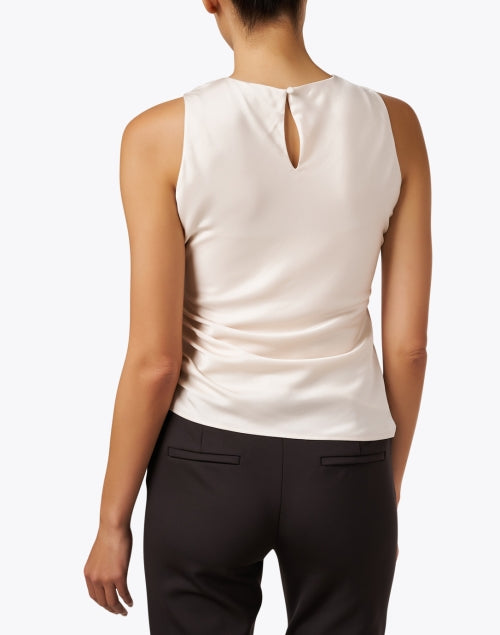 Elegant Ivory Johansson Sleeveless Shell Top for Stylish Looks