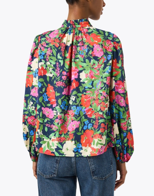 Shoshanna Ingrid Women's Multi-colored Floral Print Fashion Blouse