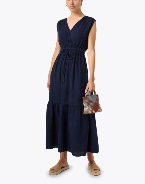 Stylish Navy Women's Rosalie Dress for Casual Outings