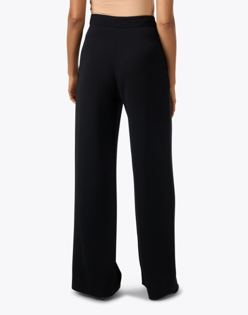 Navy Blue Max Mara Studio Rina Wide - Leg Trouser for Stylish Outfits