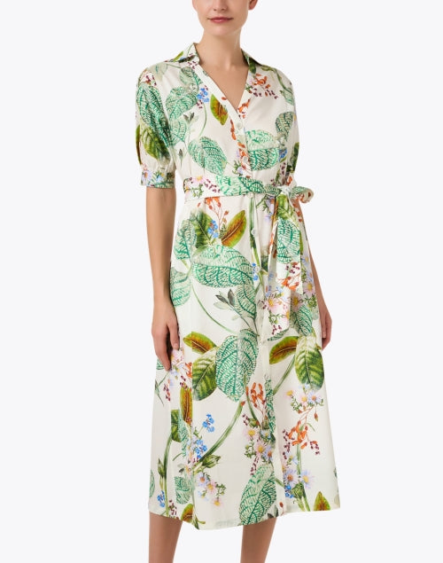 Luca Women's Multi - Floral Stretch Cotton Midi Dress for the New Season