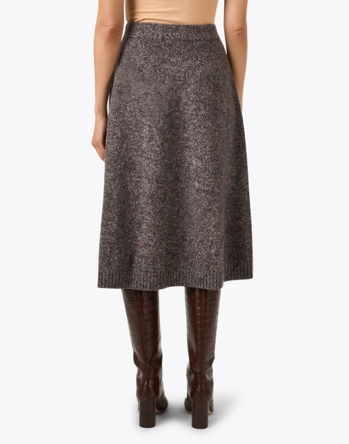 Brown Elastic - Waist 100% Wool A - Line Piega Skirt by Weekend Max Mara