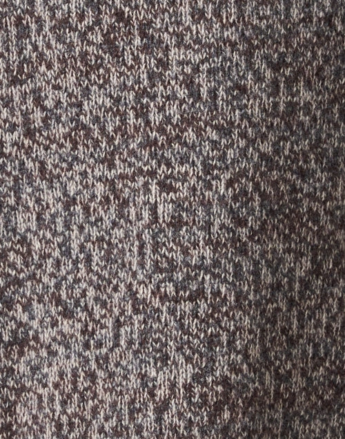 Stylish Moxa Brown Relaxed-fit 100% Wool Sweater by Weekend Max Mara