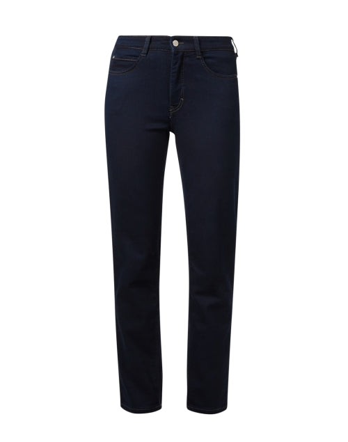 Dreamy Dark Wash Straight-Leg Denim Jeans for All-Day Comfort