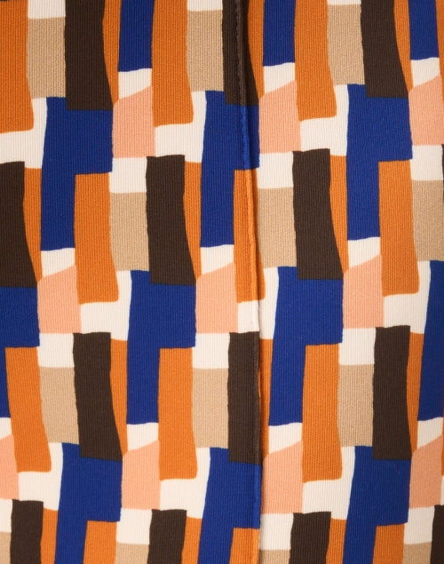 Marc Cain's Stylish Multi - Geometric Print Pull - On Pants in Trendy Hues