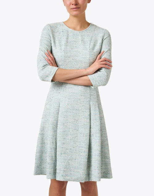 Chloe Kristyn Light Blue Tweed Women's Dress for Various Events