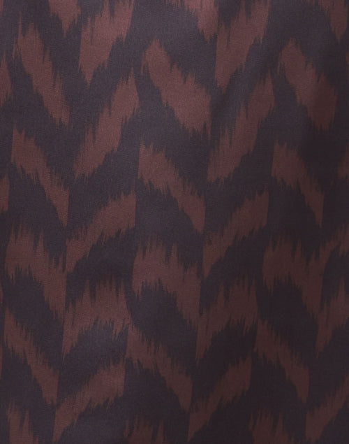 Marc Cain Women's Multi - Chevron Patterned Shirt - Style Midi Dress