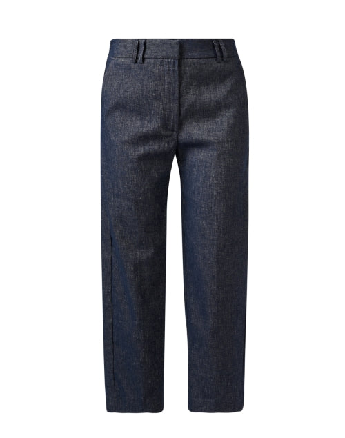 Talia Indigo Comfortable Straight Leg Ankle Pants for Effortless Style