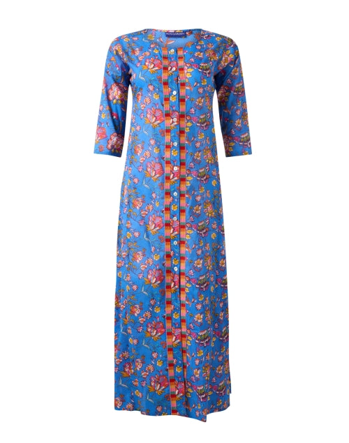 Ro's Garden Blair Lightweight Multi - Floral Print 100% Cotton Maxi Dress