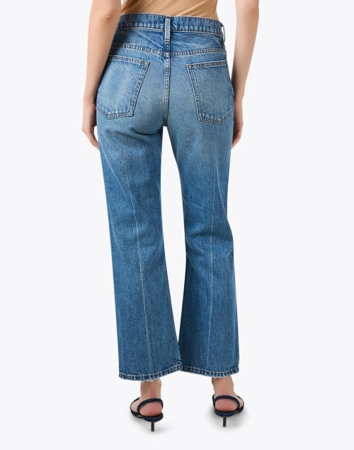 Stylish Rene Blue Denim Kick Flare Jeans