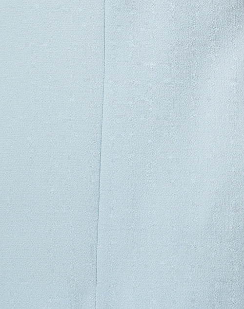 Stylish Blue Halo Wool Women's Dress