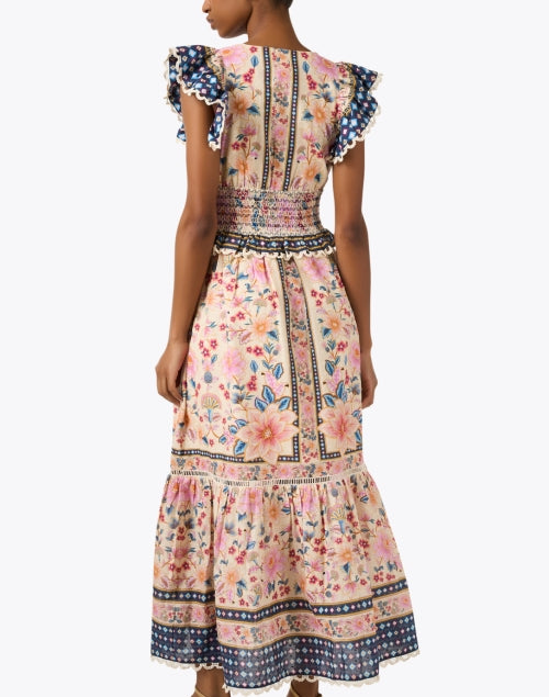 Farm Rio Superbloom Floral Print 100% Cotton Casual Dress