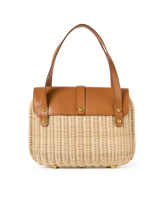 Exquisite Desire Camel - Colored Wicker Women's Handbag for Spring Fashion