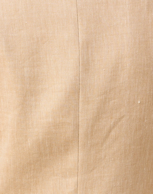 Miller Tan Linen Dickey Style Men's Fashion Jacket for All Seasons