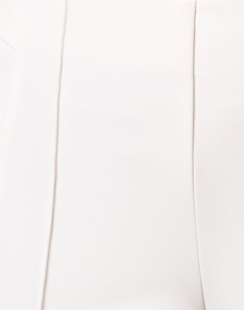 Lafayette 148 New York's Gramercy Slim - Fit White Stretch Pintuck Trousers for Both Business and Pleasure