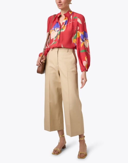 Shoshanna Ingrid Featherweight Multi - Floral Print Blouse for Transitional Wear
