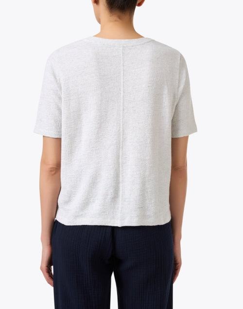 Stylish Relaxed-Fit Grey Cotton Knit Top