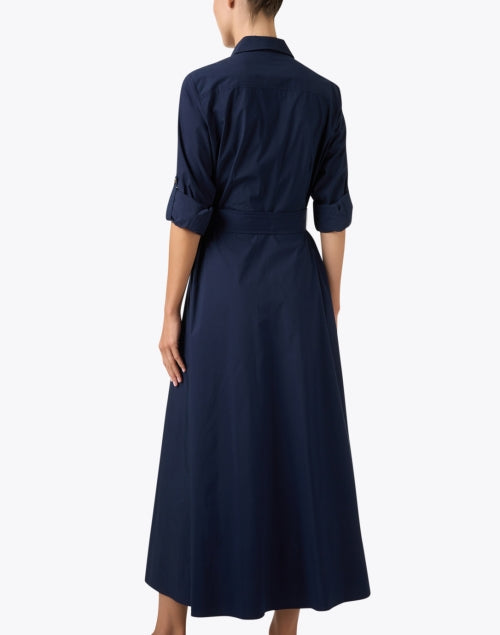 Navy Laine Dress with Feminine Flair
