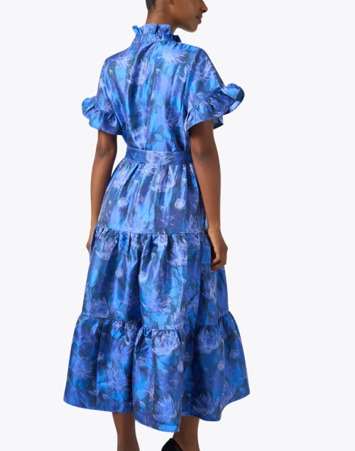 Abbey Glass Sadie's Elegant Blue Floral Dress for Special Occasions