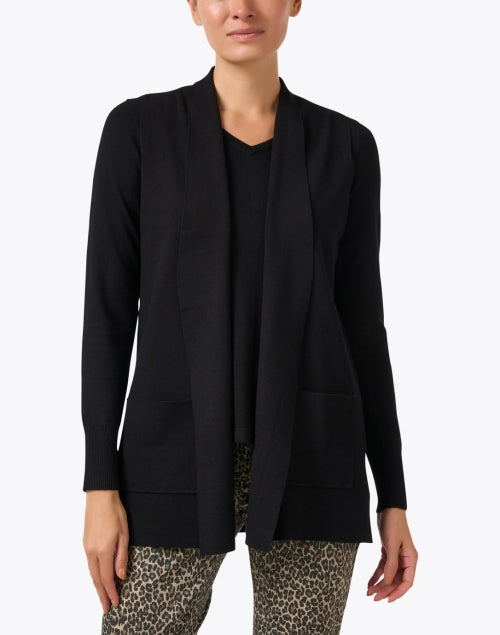 Stylish Black Knit Women's Vest for Layering
