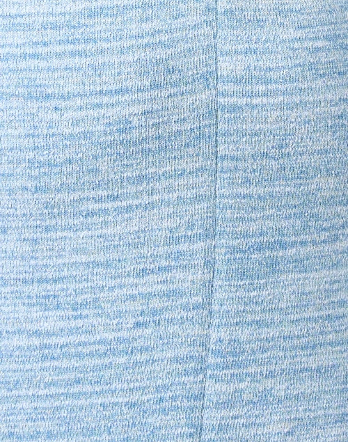 Stylish Lightweight Blue Linen-Cotton Knit Saverio Dress