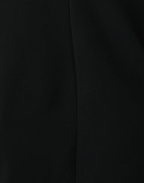 Elegant Black Scarf Tie Neck Sheath Dress for Women