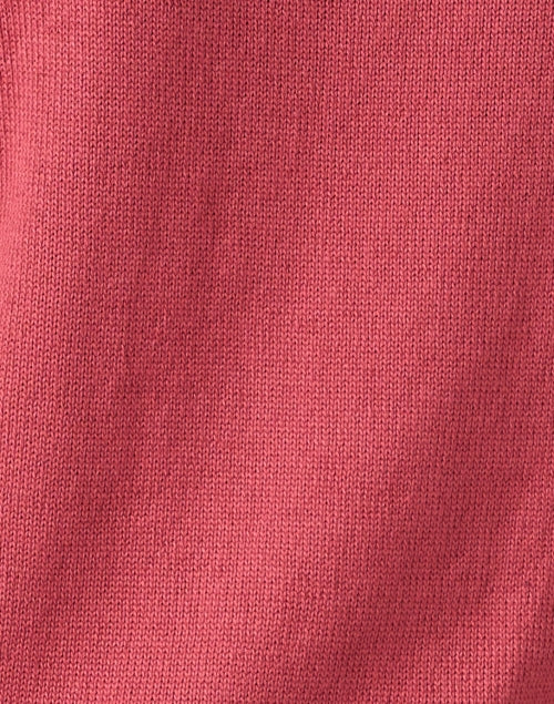 Weekend Max Mara Rose Red Short Sleeve 100% Cotton Casual Sweater
