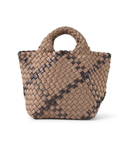 Stylish Mini St. Barths Brown Handwoven Handbag for City Girls