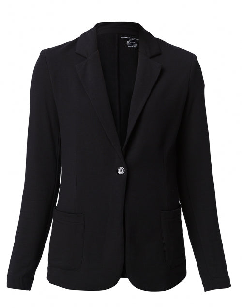 Stylish Black Stretchable French Terry Fabric Blazer for Casual Wear