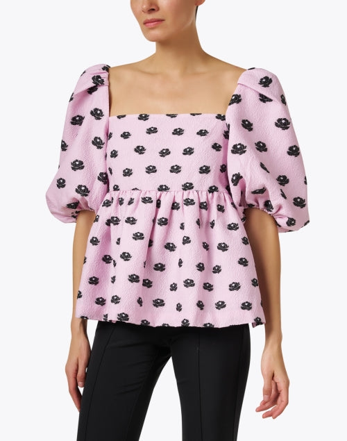 Stunning Baby Pink Jacquard Kinsley Shirt with Modern Design