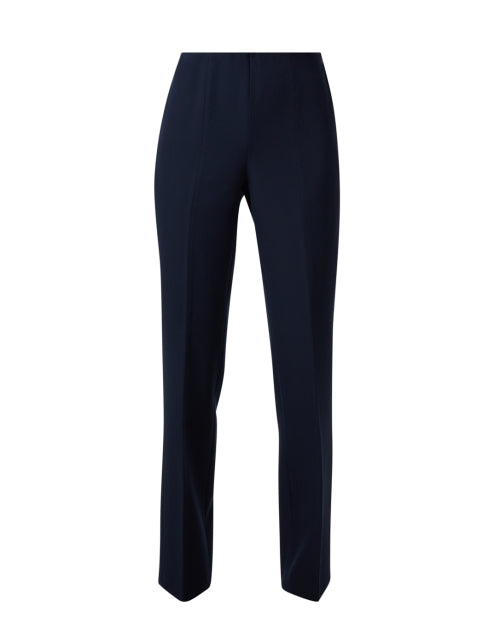 Navy Blue Straight-Leg Men's Trousers - Ideal for Versatile Styling