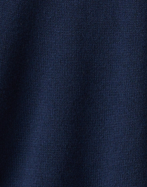 Navy Blue Wool and Cashmere Blend Men's/Women's Sweater
