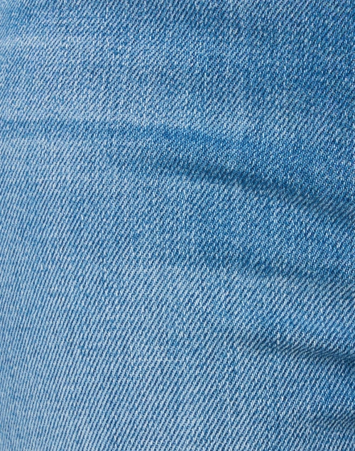 Mother's Light Blue Weekend Flare Stretch Denim Jeans - A Must - Have for Everyday Style