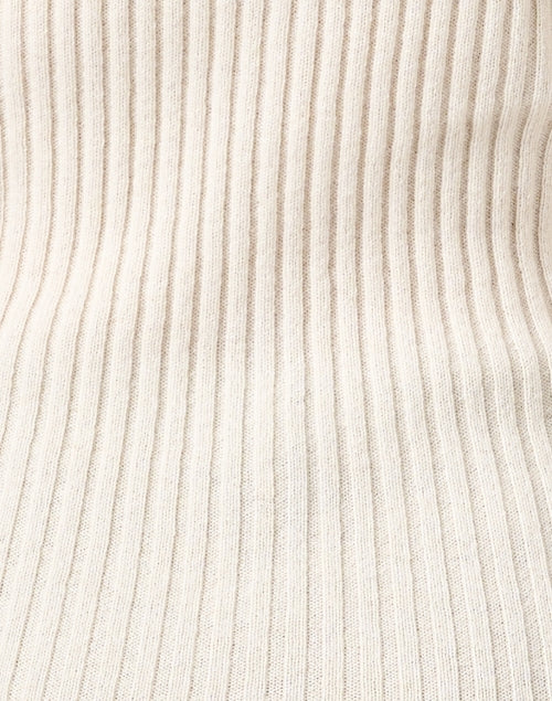 Luxurious Bibi White Cashmere Knit Sweater for Fashionable Wear